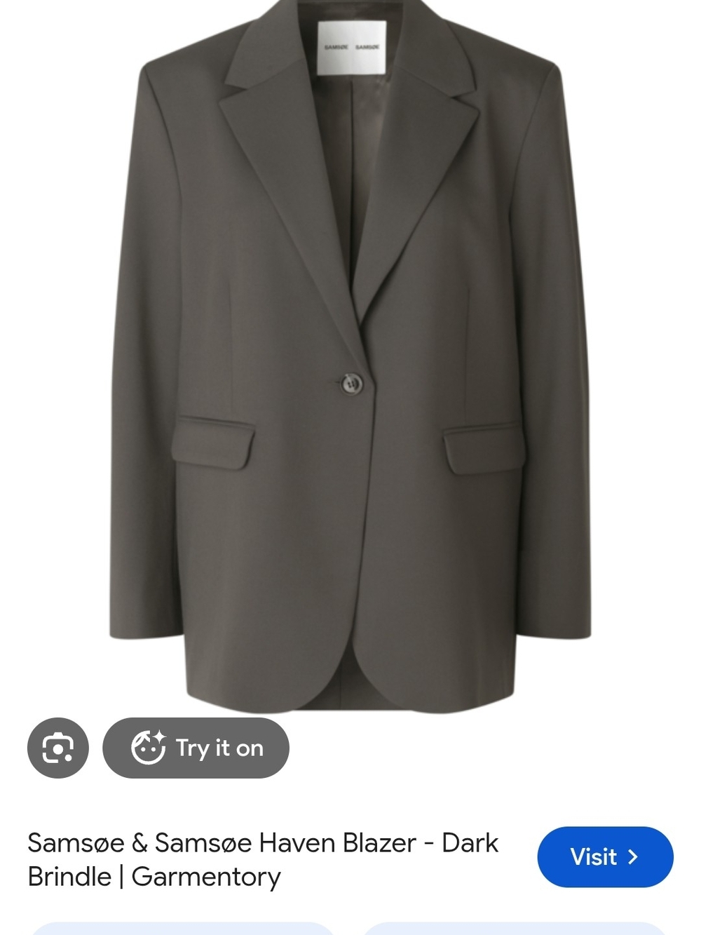ZARA Wool Blend Jacket Size XL
